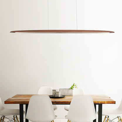 Kayu Minimalist Wood Linear Pendant Light