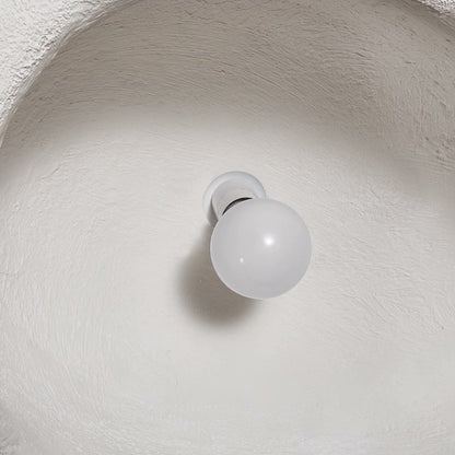 Stucco Textured Pebble Stone Plaster Ceiling Light