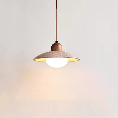 Sonoma Wood And Stone Minimalist Pendant Lights