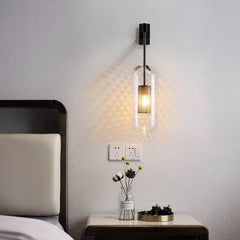 Chiswick Glass Shade Short Arm Wall Light