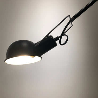 Crescendo Swinging Arm Overhead Wall Light - in Black