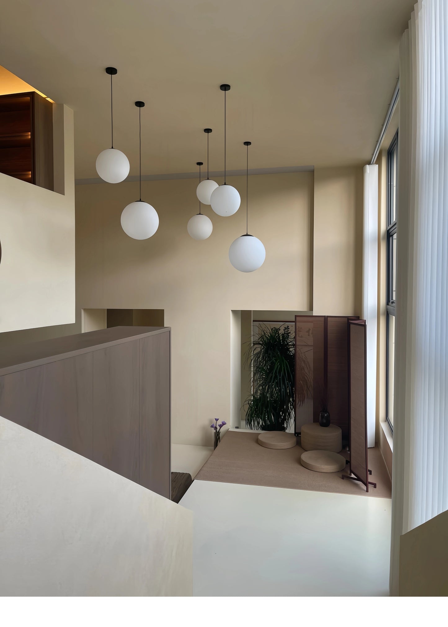 Opaline Milky Glass Pendant Light