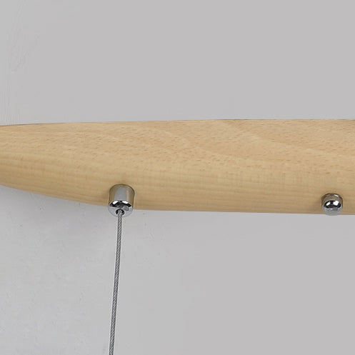 Kayu Minimalist Wood Linear Pendant Light