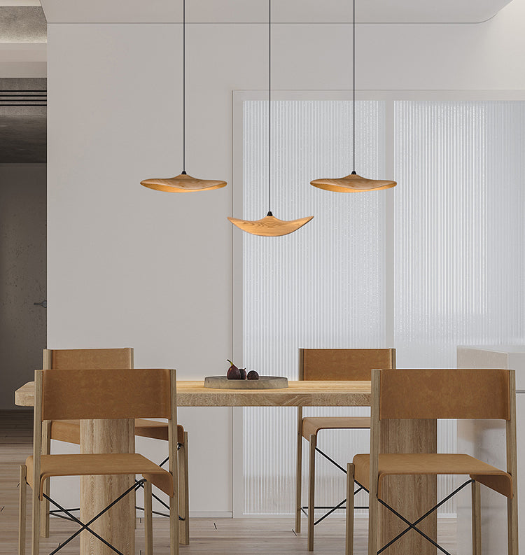 Kintsu Wood Pendant Light Chandelier