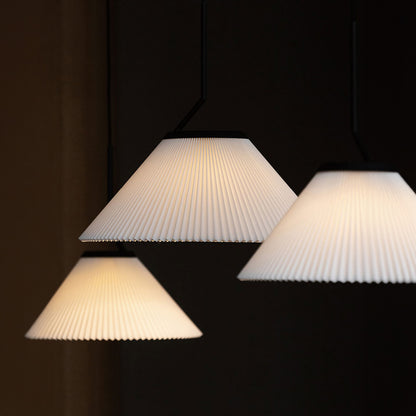 Nobu Pleated Shade Minimalist Pendant Light