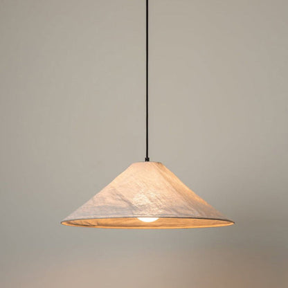 Iroha wabi-sabi linen fabric pendant light