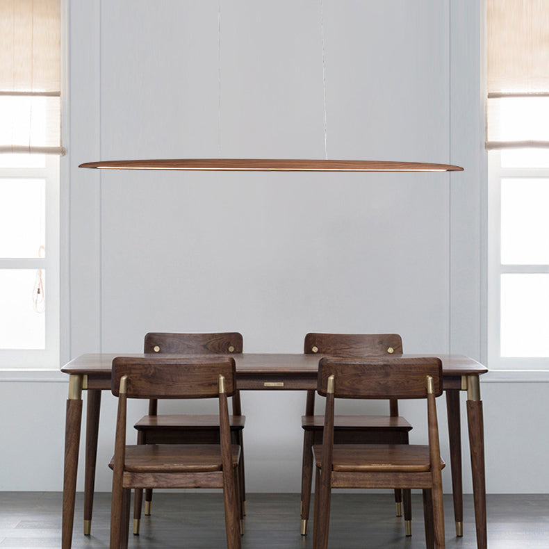 Kayu Minimalist Wood Linear Pendant Light