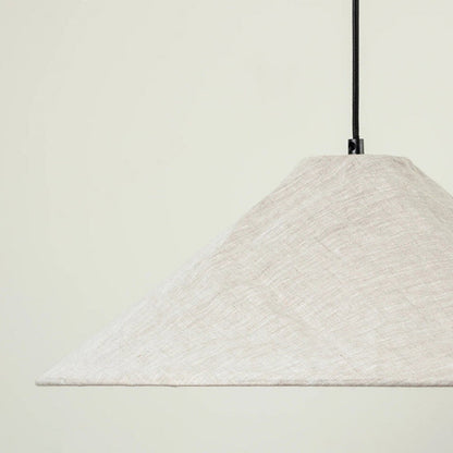 Iroha wabi-sabi linen fabric pendant light