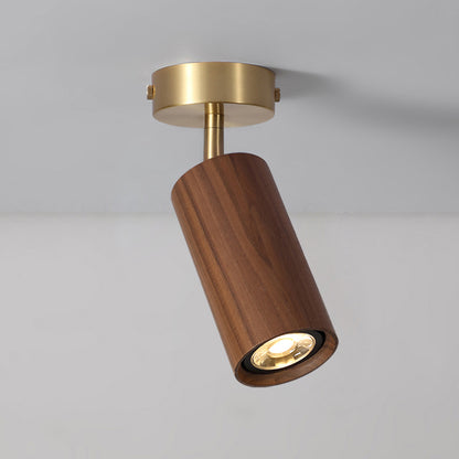 Lux Natural Wood Minimalist Spot Light / Wall Light