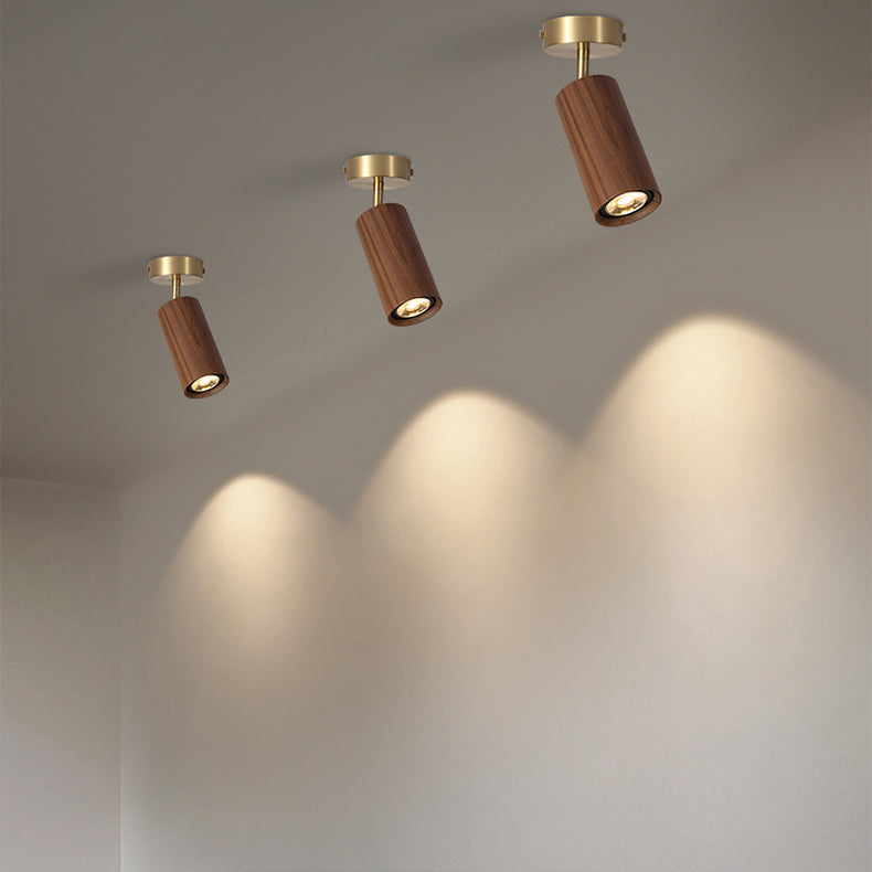 Lux Natural Wood Minimalist Spot Light / Wall Light