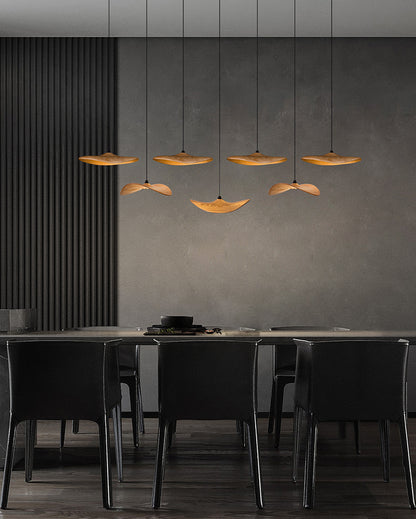 Kintsu Wood Pendant Light Chandelier