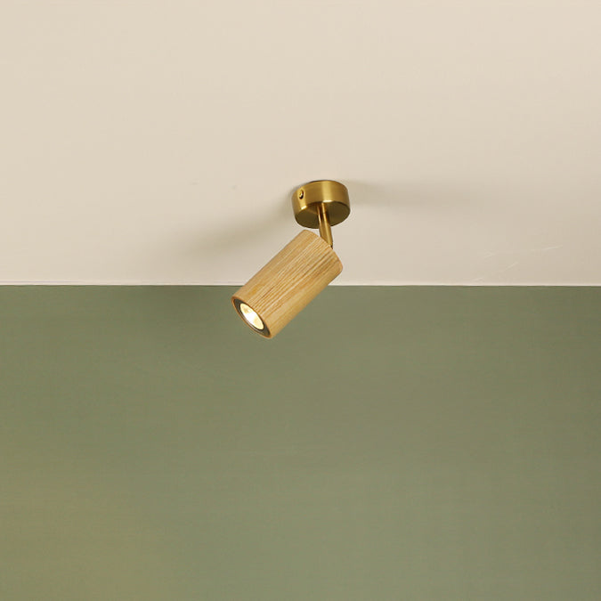 Lux Natural Wood Minimalist Spot Light / Wall Light