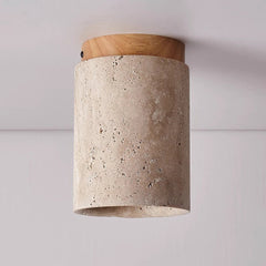 Sonoma Wood And Stone Minimalist Ceiling Light