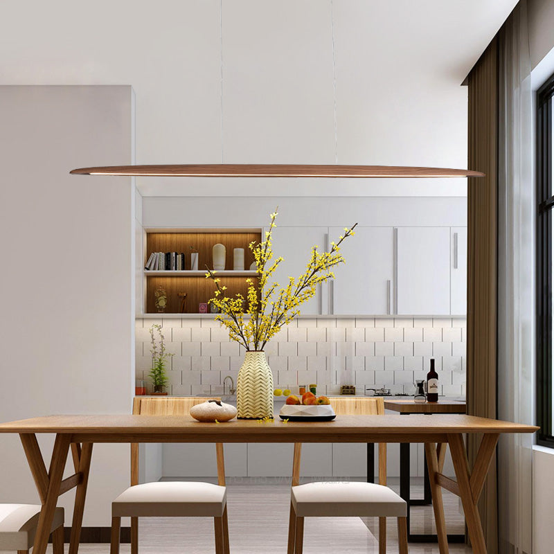 Kayu Minimalist Wood Linear Pendant Light