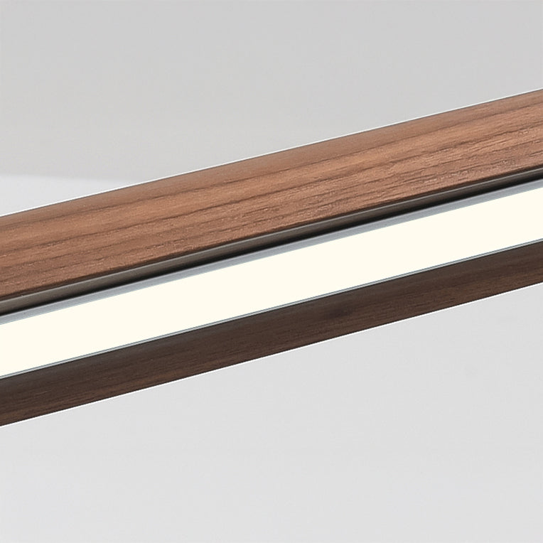 Kayu Minimalist Wood Linear Pendant Light