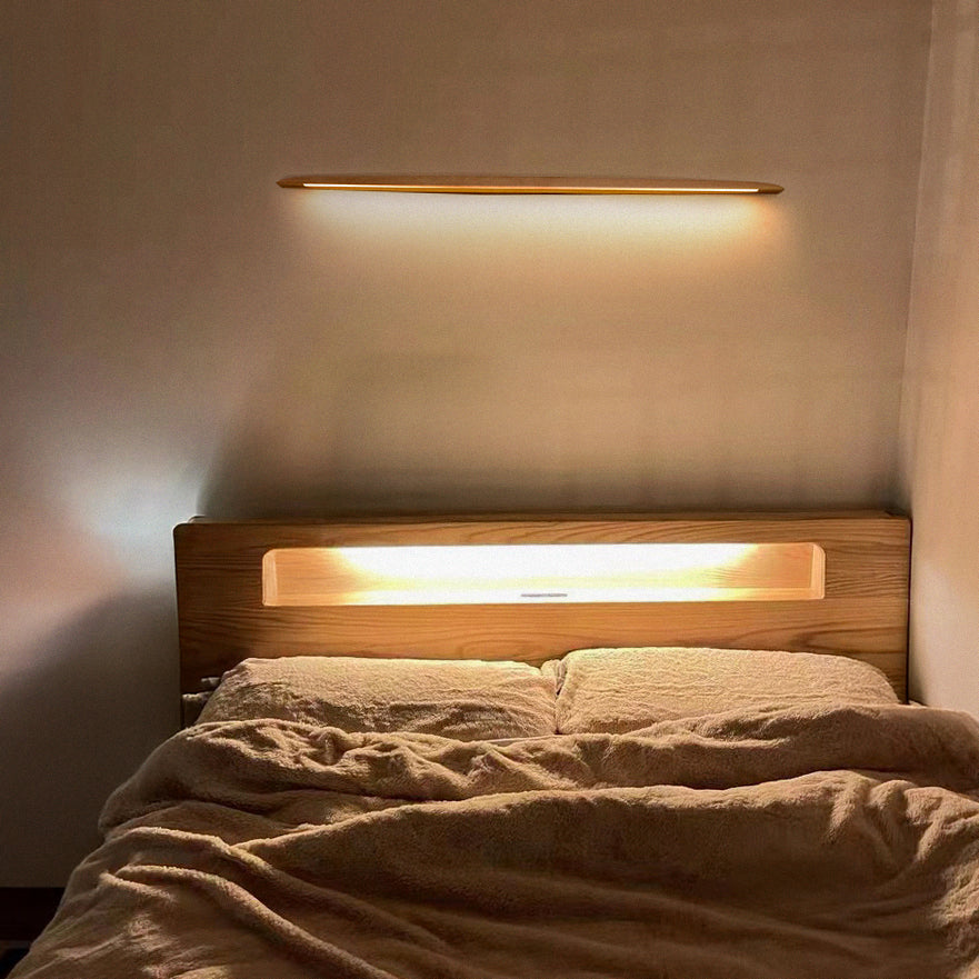 Kayu Minimalist Wood Linear Wall Light