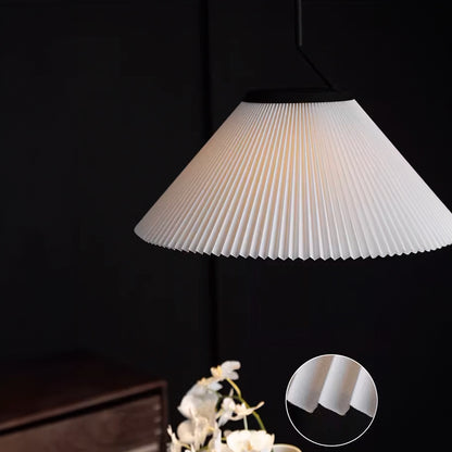 Nobu Pleated Shade Minimalist Pendant Light