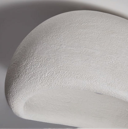 Stucco Textured Pebble Stone Plaster Ceiling Light