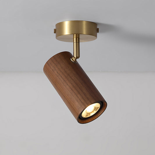 Lux Natural Wood Minimalist Spot Light / Wall Light