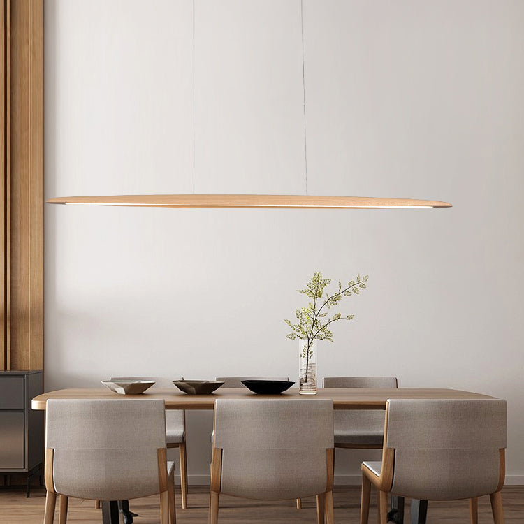 Kayu Minimalist Wood Linear Pendant Light