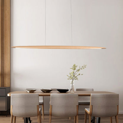 Kayu Minimalist Wood Linear Pendant Light