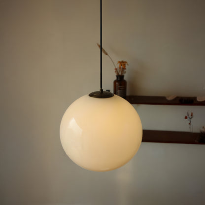 Opaline Milky Glass Pendant Light