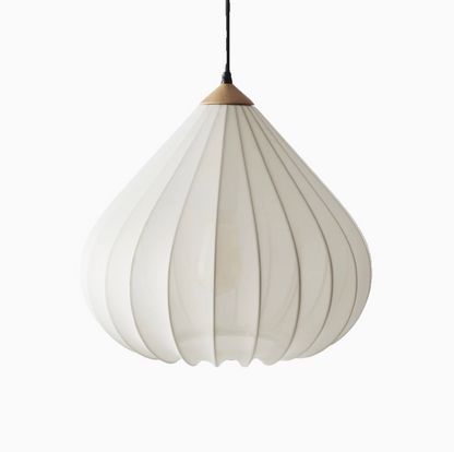 Bouton of the valley fabric pendant light