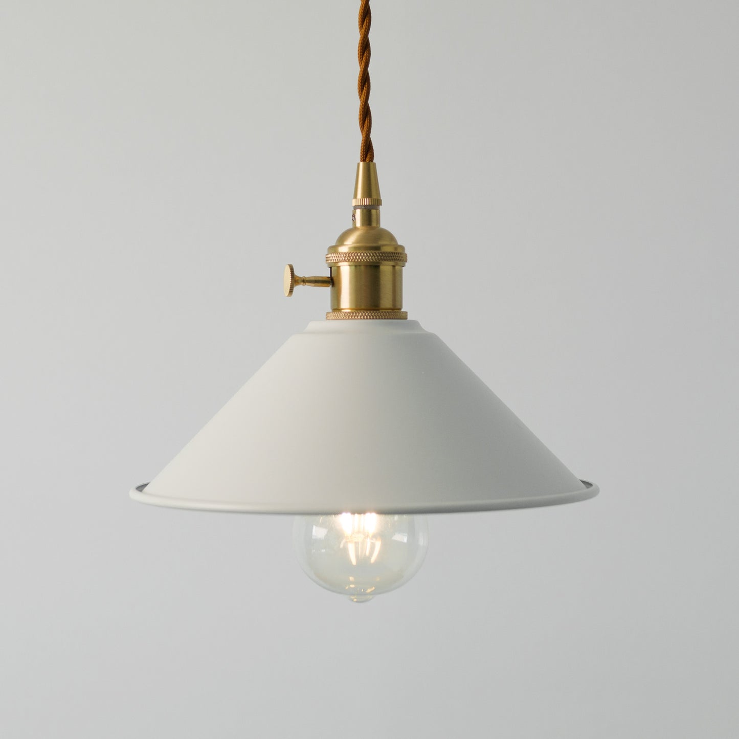 Coloured Cone Shade Industrial Pendant Light