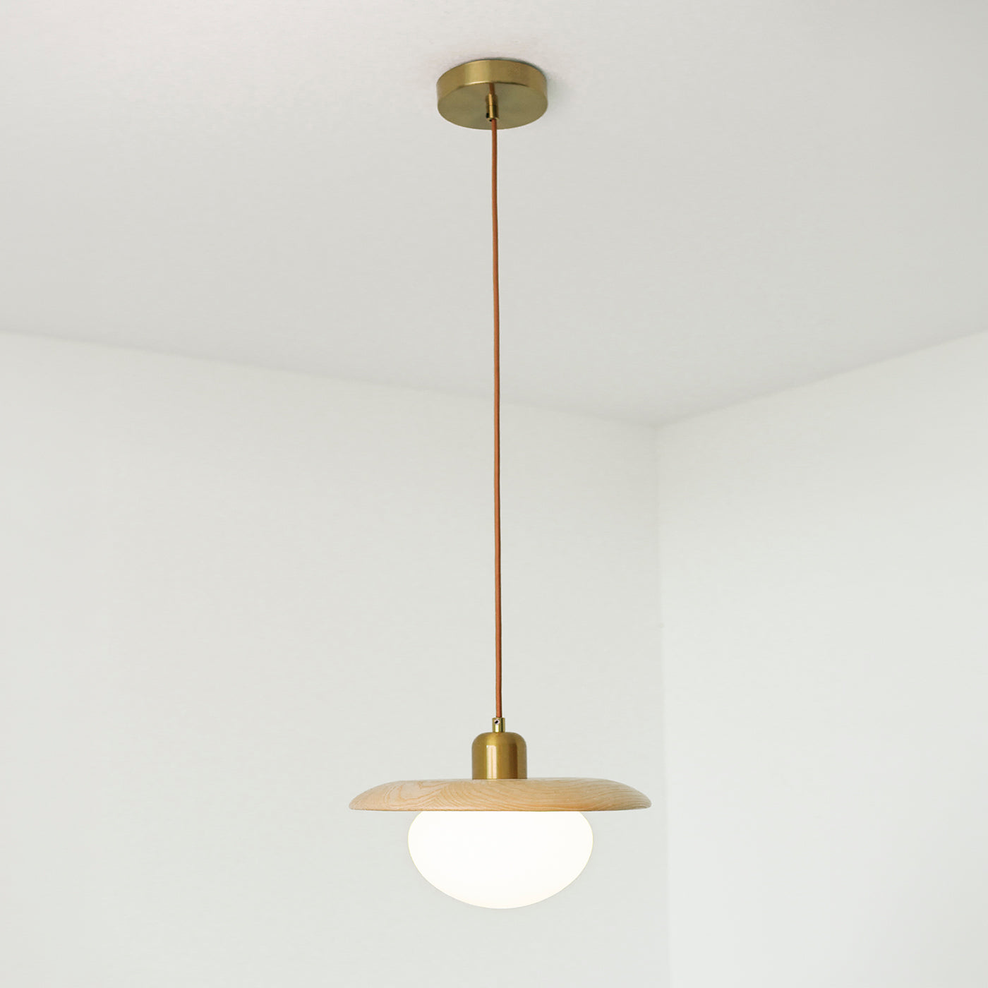 Kato Wooden Shade Japandi Pendant Light