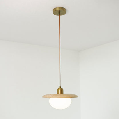 Kato Wooden Shade Japandi Pendant Light