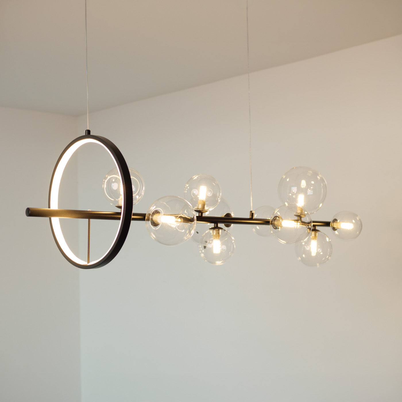 Soho modern luxury linear pendant light chandelier