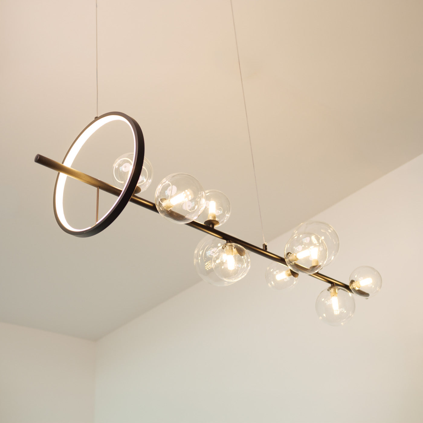 Soho modern luxury linear pendant light chandelier