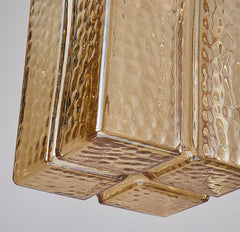 Hubert Glass Art Deco Pendant Light