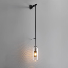 Chiswick Glass Shade Long Arm Wall Light