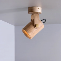 Umea Wooden Spotlight Wall Light