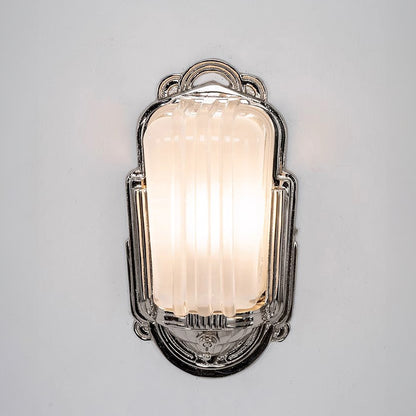 Edgar Chrome Art Deco Retro Wall Light