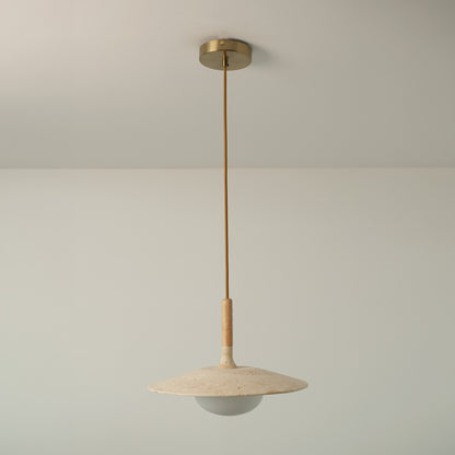 Annadel Sonoma Wood And Stone Japandi Pendant Lights