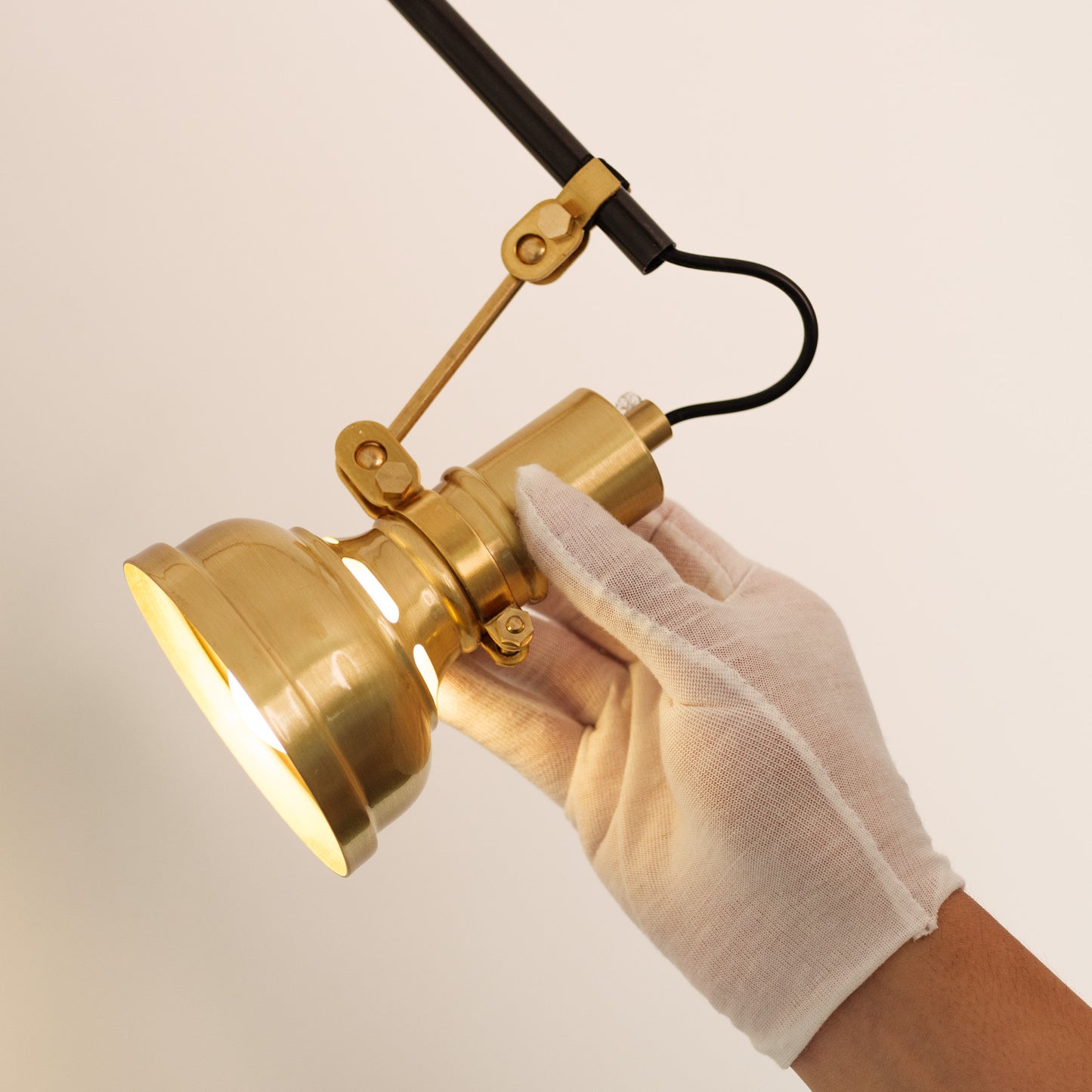 Mill House Long Arm Brass Wall Light