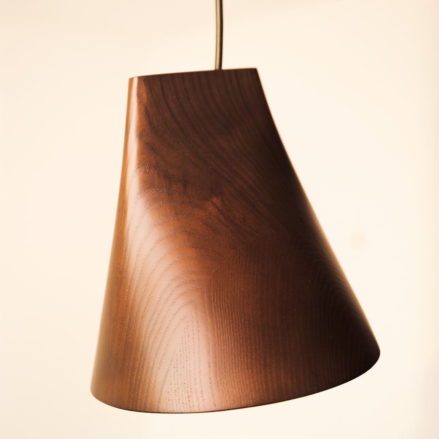 Walnut Solid Wood Minimalist Scandinavian Pendant Light