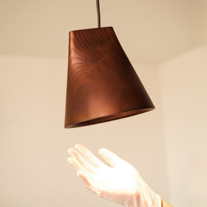 Walnut Solid Wood Minimalist Scandinavian Pendant Light