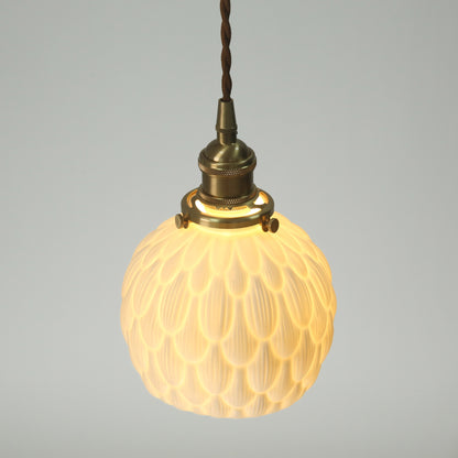 Artichoke Ceramic Porcelain Shade Pendant Light