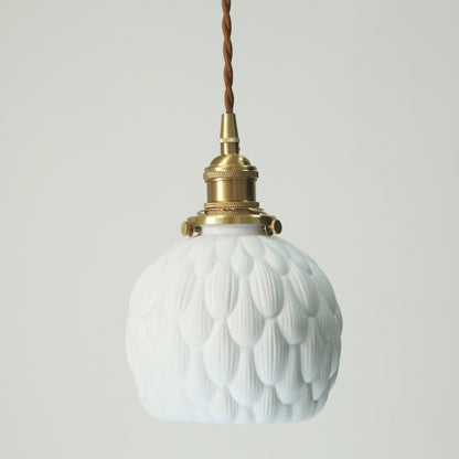 Artichoke Ceramic Porcelain Shade Pendant Light