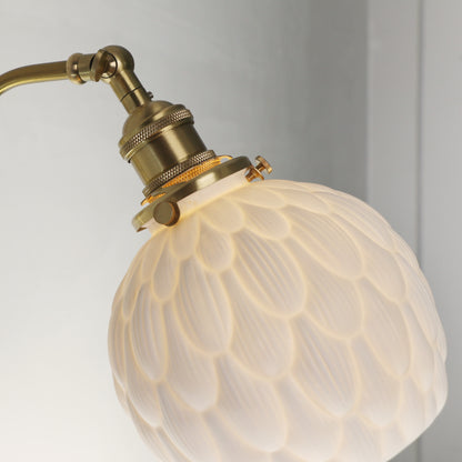 Artichoke Ceramic Porcelain Shade Wall Light