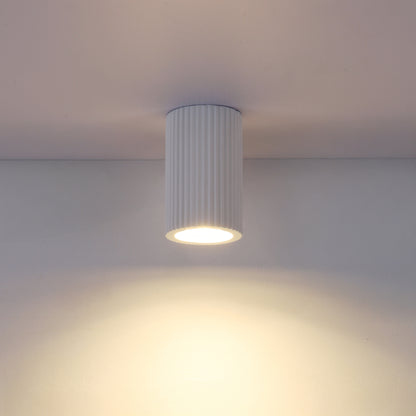 Shiro Fluted Minimalist Contemporary Ceiling Light