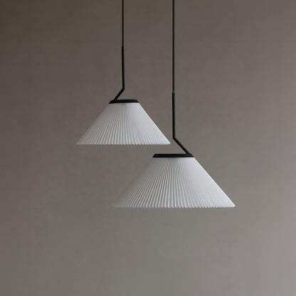 Nobu Pleated Shade Minimalist Pendant Light