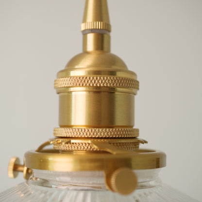 Finch Ribbed Glass Pendant Light