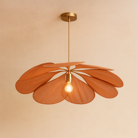 Magnolia Fabric Wabi Sabi Floral Pendant Light