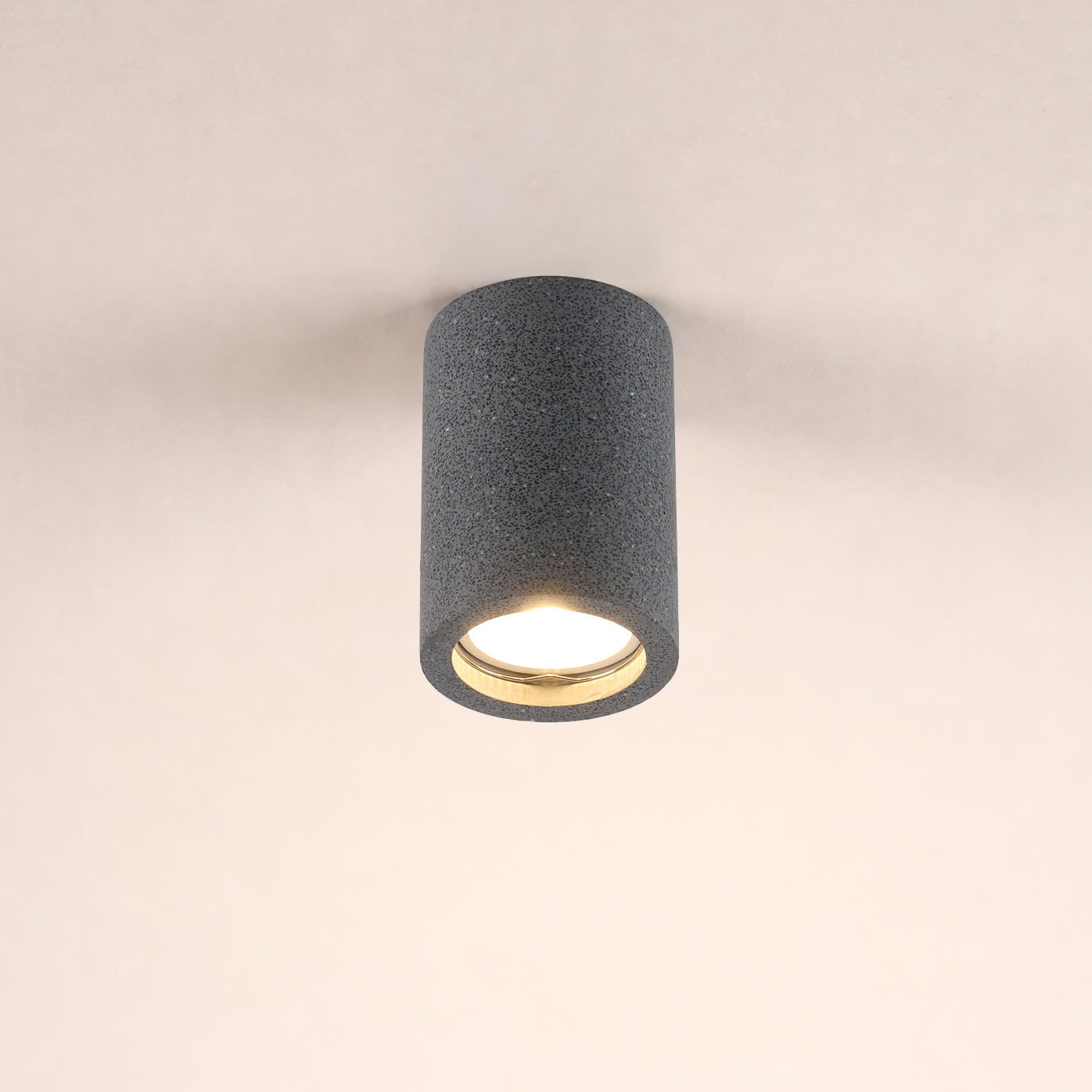 Lithos Minimalist Concrete Ceiling Light, Downlight, Spotlight