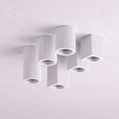 Shiro Fluted Minimalist Contemporary Ceiling Light
