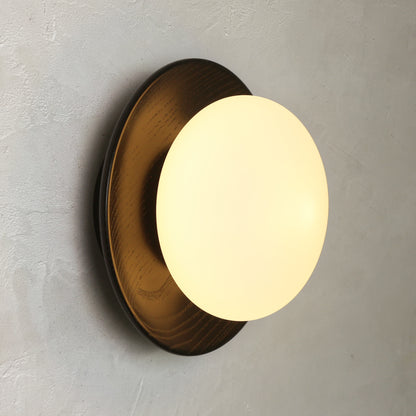 Kato Wooden Plate Japandi Wall Light